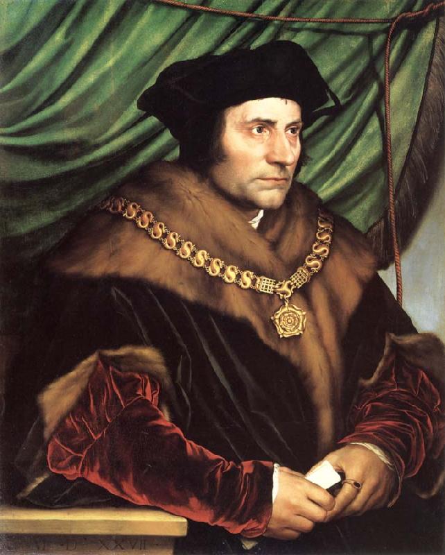 Hans holbein the younger Sir Thomas More oil painting picture